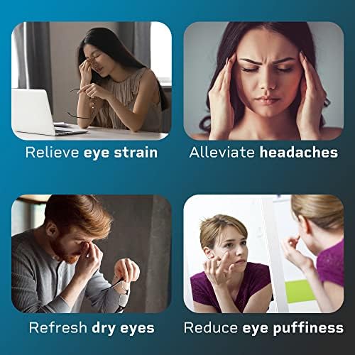 Migren ve kızılötesi ışık terapisi cihaz paketi için LifePro göz masajı