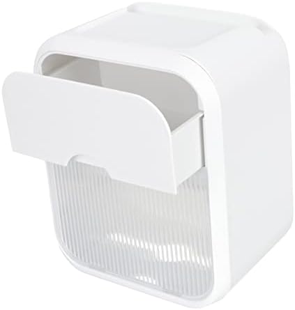 Zerodeko Monte Depolama Konteyner Tuvalet için Uygun Yüz Dağıtıcı Ev Yapışkan Kılıf mutfak kağıdı Banyo Raf Kullanımı Beyaz Peçete