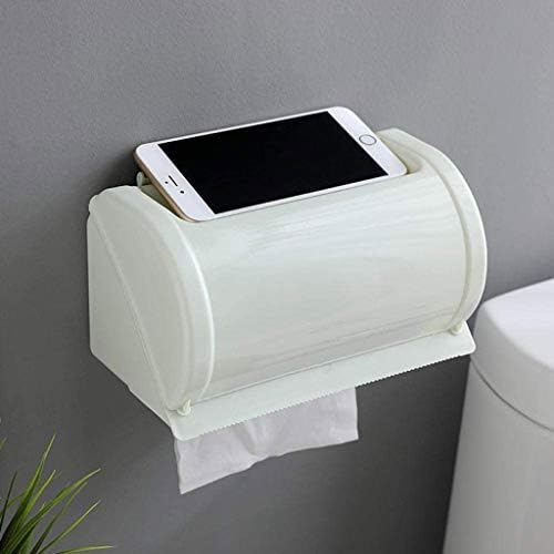 FBİTE Banyo Doku Kutusu, Su Geçirmez Tuvalet Tepsisi Tuvalet Kağıdı Havlu Askısı Tuvalet El Karton Rulo Tepsi Ücretsiz Yumruk