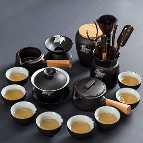 WSSBK Çanak Çömlek seramik demlik ısıtıcılar çay fincanları Porselen Kung Fu çay seti Drinkware Çay Töreni için