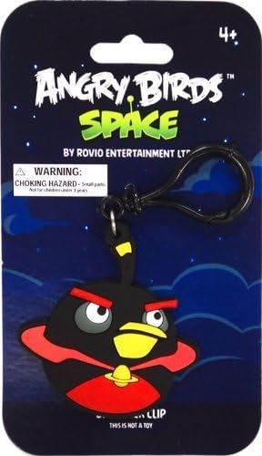 Angry Birds Uzay PVC Sırt Çantası Klipsi-Bomba