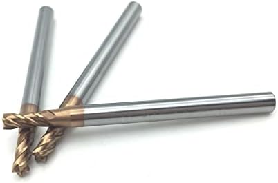 Karbür freze kesicisi 4 bıçaklı HRC55 karbür ucu frezeleri Alaşımlı Kaplamalı Tungsten Çelik Frezeler CNC işleme Frezeleri (keskin