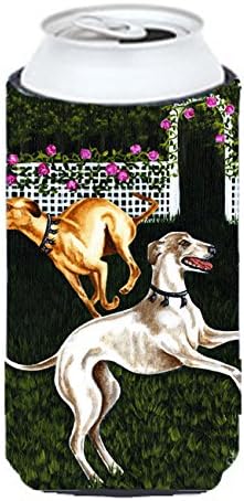 Caroline's Treasures AMB1354TBC Gül Bahçesi Frolick Greyhounds Tall Boy Hugger, Can Soğutucu Kol Hugger Makinede Yıkanabilir İçecek