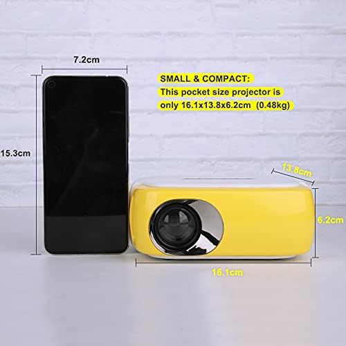 XDCHLK Mini Projektör 1080P Video Projektör Çocuk Taşınabilir Projektör TD860 LED 3D Ev Sineması Akıllı Beamer Hediye