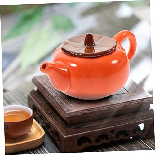 Cabilock 1 Takım Seramik Trabzon Hurması Çay Seti Japon Seramik Kupa Seramik Bardak Çay Japon Hediyeler için Gevşek yaprak çay su ısıtıcısı