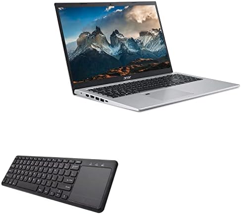 Acer Aspire 5 (A515-56) ile Uyumlu BoxWave Klavye - Dokunmatik Yüzeyli MediaOne Klavye, Acer Aspire 5 (A515-56) için USB Tam Boyutlu