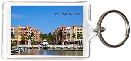 Florida ABD Amerika Birleşik Devletleri Akrilik Anahtarlıklar Anahtarlıklar Tutucular-6
