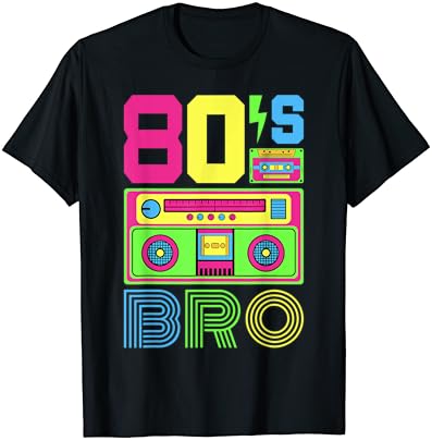80s kardeşim 1980s moda 80 tema parti kıyafeti seksenli kostüm T-Shirt