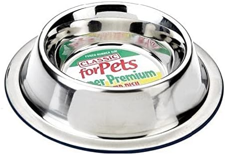 Klasik Evcil Hayvan Ürünleri Çelik Süper Premium Uçsuz Çanak, 1000 ml