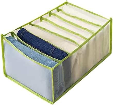 DBYLXMN Örgü Pantolon saklama kutusu Kutusu Depolama Giysi çekmece bölmesi Çanta Bölmesi Saklama Torbaları Keten eşya kutuları kapaklı