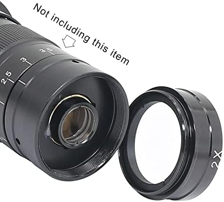Mikroskop Aksesuarları 2X Sanayi Mikroskop Kamera Objektif lens adaptörü için 360X Zoom Dijital Mikroskop Kamera Lens Laboratuar Sarf