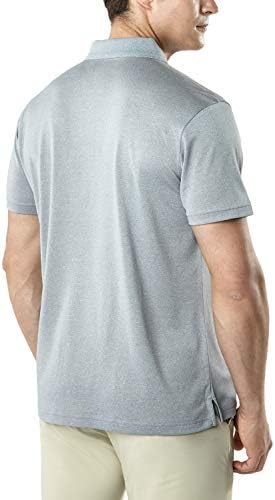 TSLA erkek Kısa Kollu polo gömlekler, Düzenli fit Hızlı Kuru golf gömlekleri, Spor Performansı Dri Flex Teknoloji Katı gömlekler