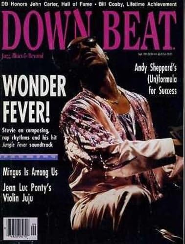 Stevie Wonder Kapak Hikayesi 1991 Down Beat Dergisi