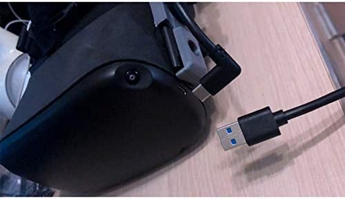 LİCHİFİT Veri Hattı 3M şarj kablosu USB 3.1 Gen1 Oculus Görev Bağlantı A-C USB-A Tip-C Kablo Adaptörü ile Dirsek 10ft