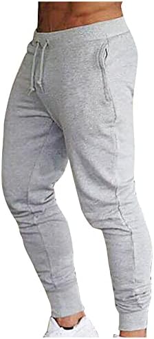 Wabtum Sweatpants Erkekler için, erkek Bahar Rahat Spor Koşu Pantolon İpli Gevşek Bel Renk Eşleştirme Pantolon Cep
