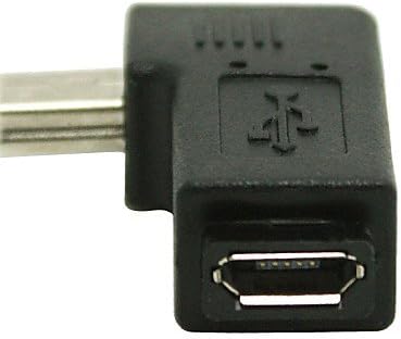 90 Derece USB Mikro 5pin Dişi Mini 5Pin Erkek Dönüştürücü Adaptör