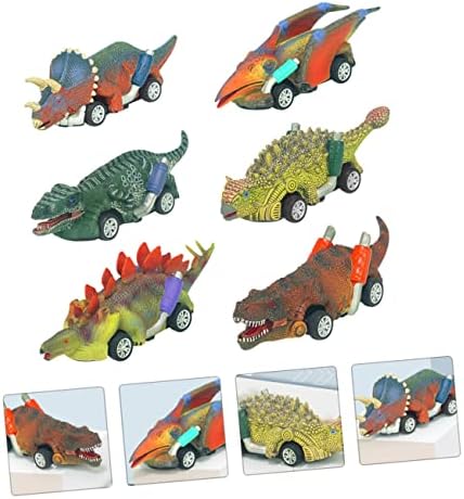 BESTOYARD 4 adet Dinozor Geri Çekin Araba Çocuklar Arabalar Oyuncak Araba Modelleri Carreola De para Kamyon Oyuncak Araba Mezar Kazıcı