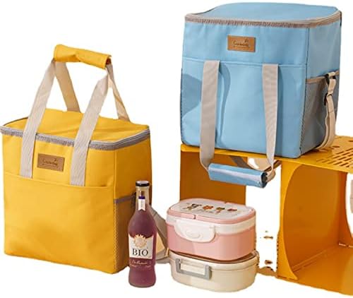 Yalıtımlı Piknik Açık Öğle Yemeği çantasıkadınlar/Erkekler için yalıtımlı öğle yemeği çantası-Ofis işleri için yeniden kullanılabilir