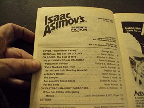 Isaac Asimov Bilim Kurgu Mayıs 1980 Wolkenheim Fuarı Yazan McEnroe