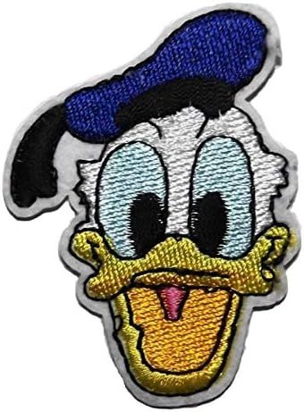 Donald Duck Head Shot 2 3/4 Uzun İşlemeli Yama