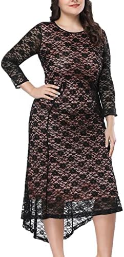 Bayan Artı Boyutu yaz elbisesi Moda Boho Çiçek Kısa Kollu Yüksek Bel Elbiseler Gevşek Dökümlü A-Line Salıncak Maxi Elbise