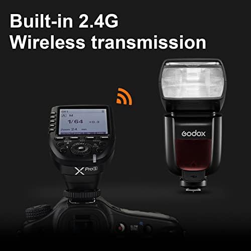 Godox TT685II-S GN60 Speedlite Kamera Flaş, 2.4 G Kablosuz X Sistemi, HSS 1/8000 s, 0.1-2.6 s Geri Dönüşüm Süresi, 330 Tam Güç Çıkar,