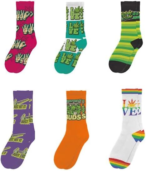 FATMİNGO ÇORAPLARI-Komik Erkek Renkli Elbise Çorapları-Komik Desenli Yenilik Çılgın Mürettebat Çorapları-Penye Pamuklu Çoraplar