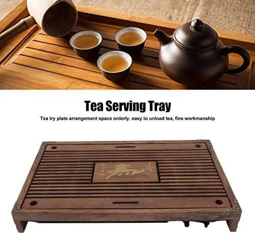 Su Depolama çay tepsisi, Tip B Drenaj Aracı Hortum Solmayan Su Drenaj Çay Servis Tepsisi Gongfu çay masası Ofis Ev Otel için (Tip B)