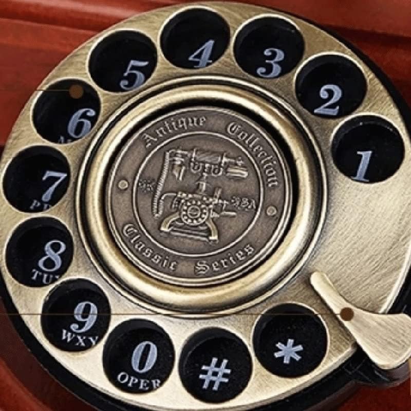 SEASD Duvara Monte Klasik Telefon Döndür Arama Antika Telefon
