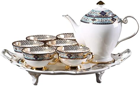 FSYSM Saray Avrupa tarzı Kemik Çini Kahve Seti Modeli Odası Dekorasyon Dekorasyon Öğleden Sonra Çay çay seti Tepsi İle