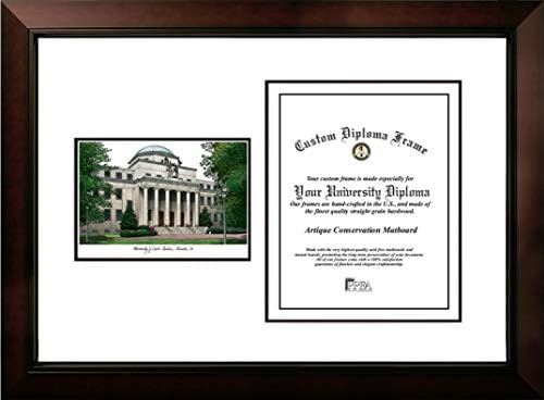 Kampüs Görüntüleri SC995LV Güney Carolina Üniversitesi 11w x 14h Eski Akademisyen Diploma Çerçevesi, 14 h