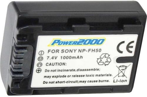Sony için güç 2000 ACD759 Yedek Şarj Edilebilir Pil
