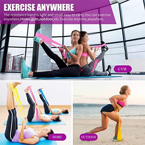 XWWDP Spor Egzersiz Direnç Band Yoga Pilates Elastik Lastik Bant Egzersiz Eğitimi Elastik Kordon 150 cm / 15 m Spor Aksesuarları