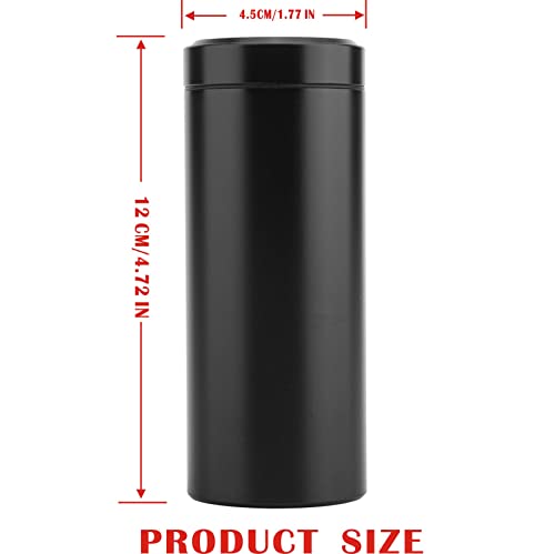 Sinton Sigara Durumda Kutusu Kutular Yüksek Kapasiteli Titanyum-Alüminyum Alaşım Depolama Tankı 20 Sigara Tutar (Küçük, Siyah) (SİNTON0001)
