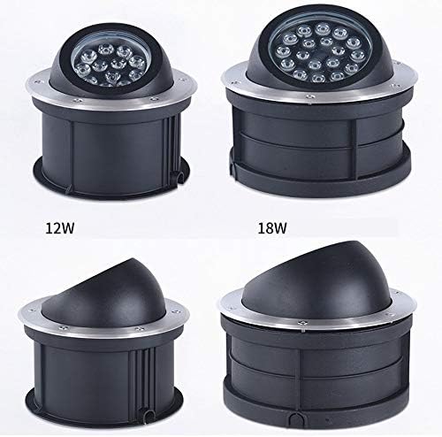 WZYJLyds LED spot ayarlanabilir aydınlatma açısı açık gömülü su geçirmez 12W18W yeraltı ışıkları spot bina bahçe dekorasyon aydınlatma