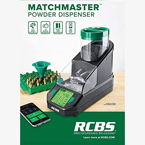 RCBS MatchMaster Toz Dispenseri, Siyah, Tek Beden