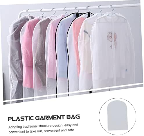 Cabilock 5 adet Giyim Toz Torbası Giyim Organizatör Plastik Giysi Çantaları Asılı Giysi Çantası Seyahat Giysi Çantaları Erkekler için
