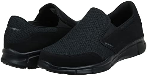 Skechers Sport Erkek Ekolayzır Kalıcı Slip-On Sneaker, Siyah, 10 M ABD