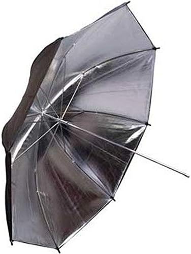 Interfit 33-İnç Saydam Şemsiye Kapak ile 7mm Mil, Gümüş / Siyah