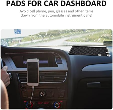 UKCOCO Araba Dashboard Kaymaz Ped Yapışkan Kavrama Mat PU Jel Pedi Çiçek Çıkartması cep telefonu CD Elektronik Cihazlar Tuşları Güneş