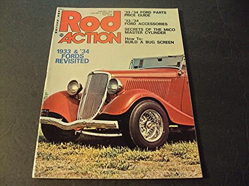 Rod Action Ocak 1976 1933 ve 1934 Ford'un Yeniden Ziyaret Edilen Mikro Ana Silindiri