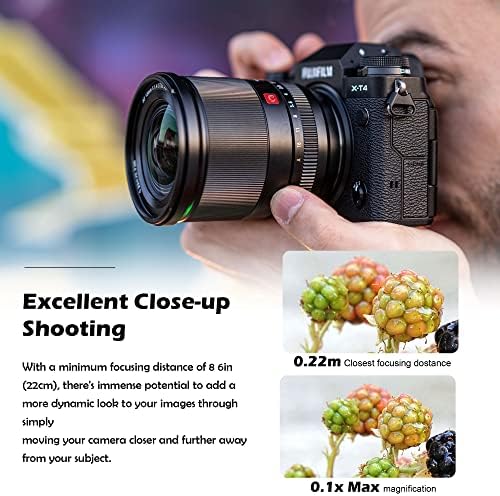 VİLTROX 13mm F1. 4 f/1.4 Sony E Dağı Lens, Ultra Geniş Açı APS-C AF Ana Lens Sony E-Mount Aynasız Kameralar ZV-E10 a600 a6600 a6100