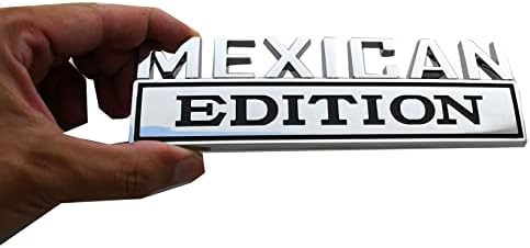 1 adet 7 Büyük Meksika Baskı Amblem Rozetleri Çıkartması Araba Bayrağı Çıkartması Askeri Yedek F150 F250 F350 Chevy Silverado 1500