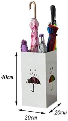 LİRUXUN Metal şemsiye standı, Şemsiye Kova Ofis şemsiye standı Fuaye Şemsiye Depolama Rafı (Renk : D)