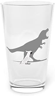 Bira bardağı Bira Bardağı 16oz Komik Dinozorlar Papağanı Muhabbet Kuşu Amerika Papağanı Meraklısı Mizahi Papağanı 16oz