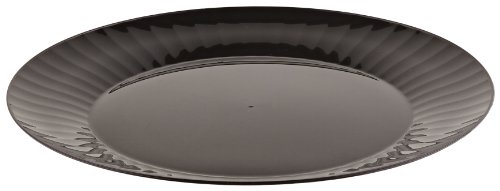 Prestige Sert Plastik Yuvarlak Tabak, 7,5 inç Çapında, Siyah (160 Adet)