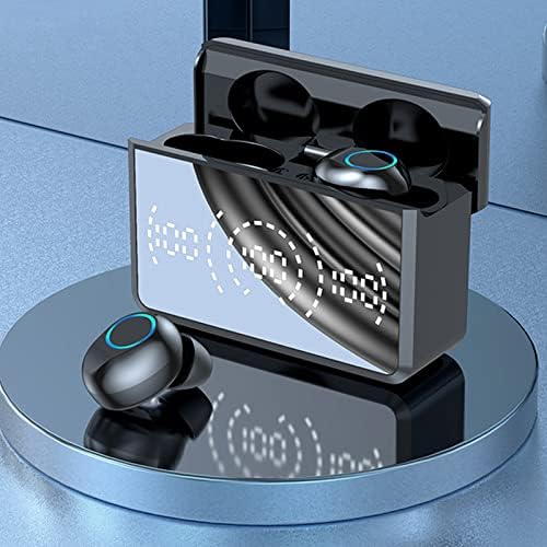 Qonioi kablosuz kulaklık kulaklık, Bluetooth 5.3 üç gerçek dijital ekran kulaklık, rekabetçi düşük gecikme süresi, serin solunum ışığı,