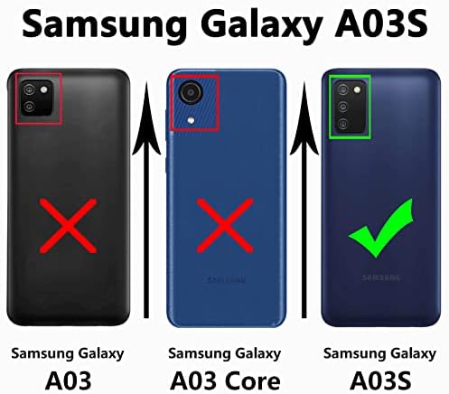 yuanmıng Galaxy A03S Durumda, HD Ekran Koruyucu ile Samsung Galaxy A03S Durumda, şok Emme Esnek TPU Tampon Koy Yumuşak Kauçuk Koruyucu