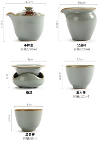 ZLXDP El Kavrama Pot Anti-haşlanma seramik demlik Kung Fu çay seti çay bardağı Seti Bira Çay Tek Pot Ev Hediyeler