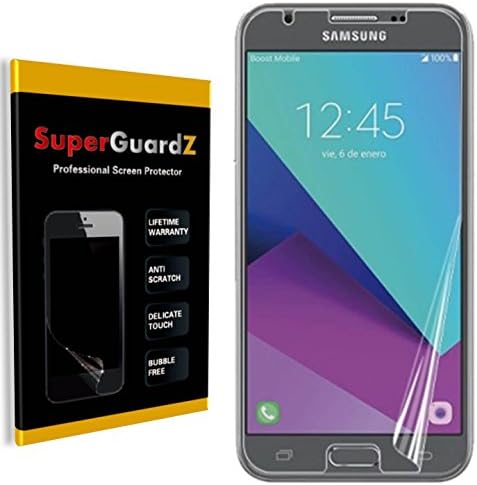 [8-Pack]SuperGuardZ Ekran Koruyucu için Samsung Galaxy J3 Ortaya / Amp Başbakan 2 / J3 Başbakan / Express Başbakan 2 / J3 Eclipse /